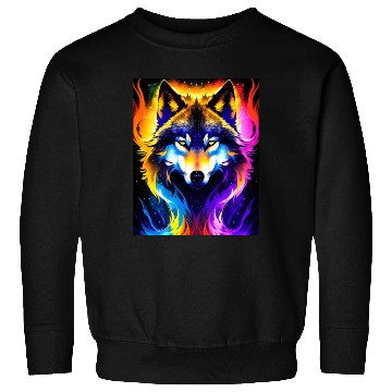 Discover Cosmic Wolf Sweatshirts