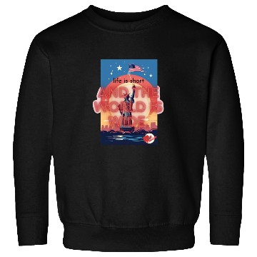 Discover life is short Sweatshirts
