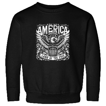Discover Independence Day Art 4 July American Eagle Freedom Sweatshirts