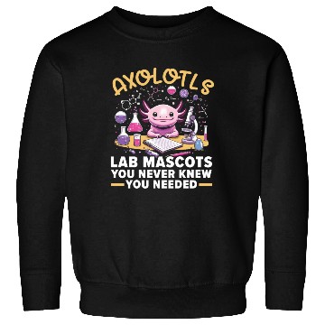Discover Axolotl Science Teacher Mexican Salamander Sweatshirts