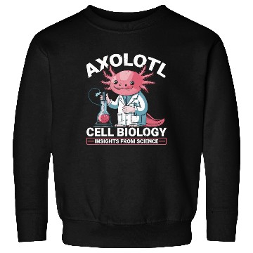 Discover Axolotl Science Teacher Mexican Salamander Sweatshirts