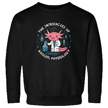 Discover Axolotl Science Teacher Mexican Salamander Sweatshirts
