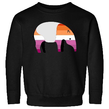 Discover Mountain Tapir with Rainbow Pride Flag Sweatshirts