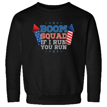 Discover BOOM SQUAD Fireworks Director 4th of July Sweatshirts