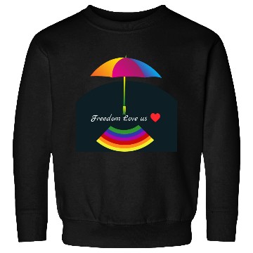 Discover Freedom Love Us  Sweatshirts