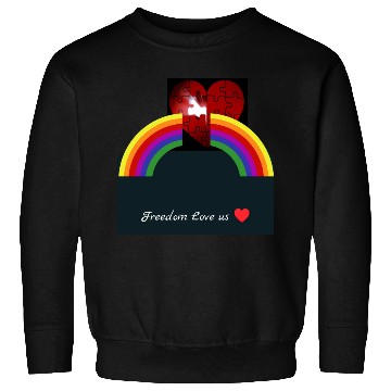 Discover Freedom Love Us Pride Month Sweatshirts