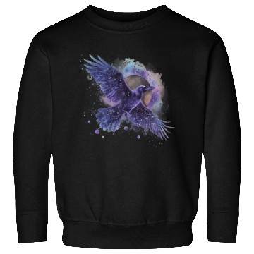 Discover Celestial Raven Clipart Clipart, Crow Bird Witch Sweatshirts