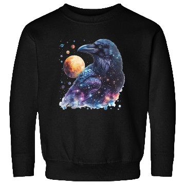 Discover Celestial Raven Clipart Clipart, Crow Bird Witch Sweatshirts