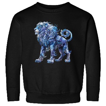 Discover Celestial Lion Images, Mystical Lion, Night sky Sweatshirts