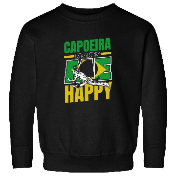 Discover Capoeira Makes Me Happy Capoeirista Ginga Dance Sweatshirts