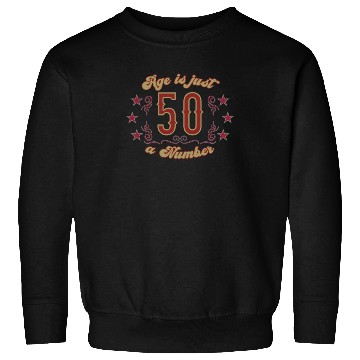 Discover 50th birthday vintage just one number Sweatshirts