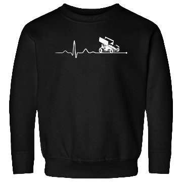 Discover SPRINT CAR RACING Heartbeat Sweatshirts