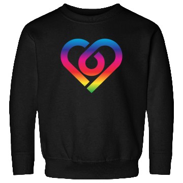 Discover Rainbow Heart Homosexuality LGBT Love Sweatshirts