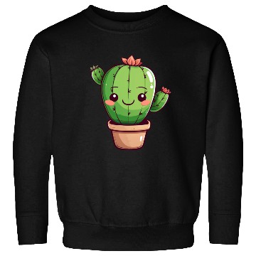Discover Cute Kawaii Cactus Clipart, Cute Cactus PNG Sweatshirts