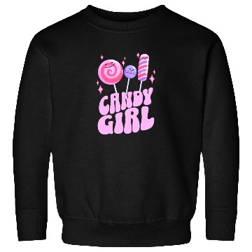 Discover Sweet Pink Candy Girl Sweatshirts