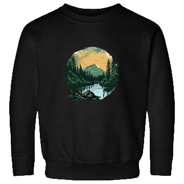 Discover Forest Bathing Japanese Nature Forest Bather Sweatshirts