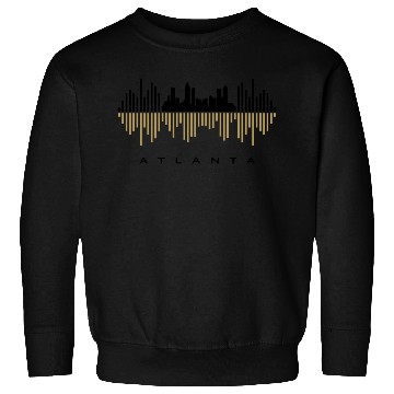 Discover Atlanta City Sound Waves Sweatshirts