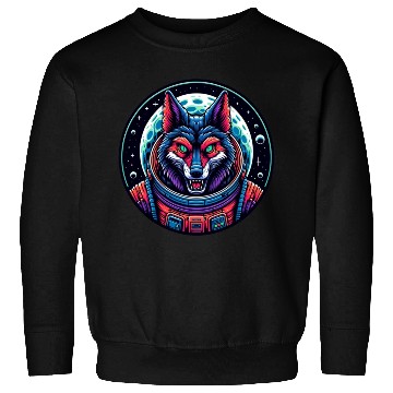 Discover Space wolf alien Sweatshirts