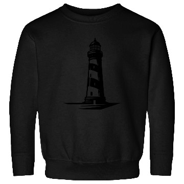 Discover Old Lonely Striped Coastal Lighthouse Sweatshirts