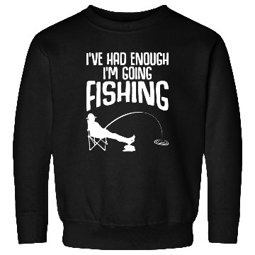 Discover Fisherman Fish Fishing Rod Sweatshirts