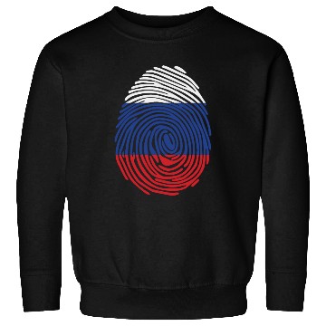 Discover Russian fingerprint flag Sweatshirts