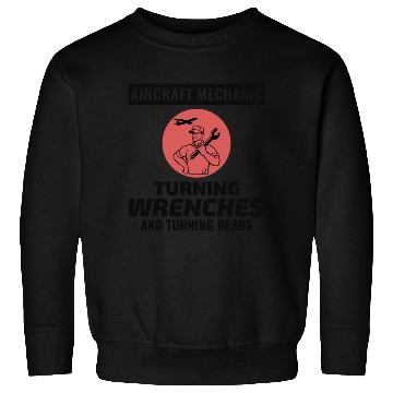Discover Aircraft Mechanic Aviation Maintenance Technician Sweatshirts