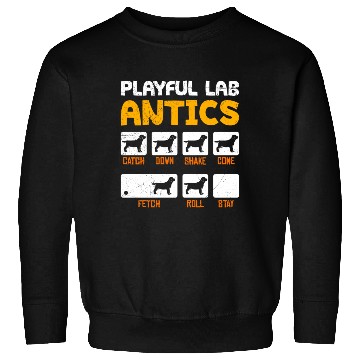 Discover Labrador Owner PLAYFUL LAB ANTICS Funny Sweatshirts