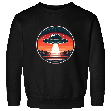 Discover Vintage UFO at Red Sunset Sweatshirts