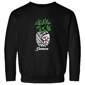 Discover Samoa Sweatshirts Samoan tribal pineapple