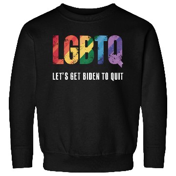 Discover LGBTQ Lets Get Biden To Quite Gay Pride Sweatshirts