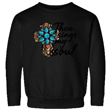 Discover Turquoise Cross Western Aztec Art Sweatshirts