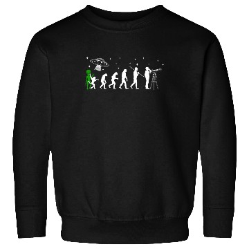 Discover Alien, Aliens, UFO, UAP, Space Unknown Flight Sweatshirts