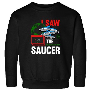Discover Alien, Aliens, UFO, UAP, Space Unknown Flight Sweatshirts