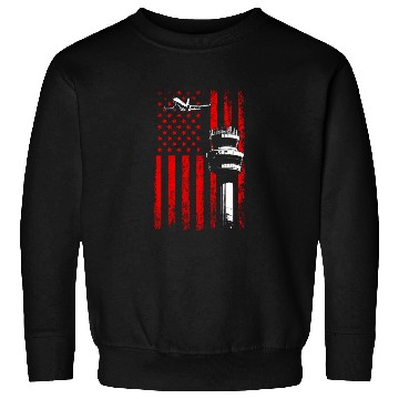 Discover American Flag US, air traffic controller Sweatshirts