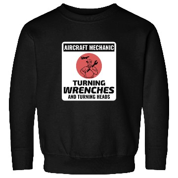 Discover Aircraft Mechanic Aviation Maintenance Technician Sweatshirts