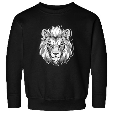 Discover White Angry Lion Sweatshirts
