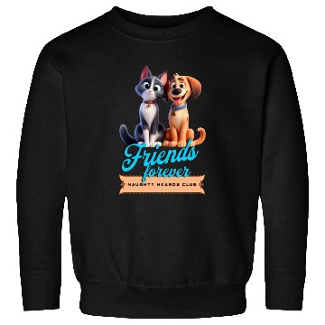Discover dog and cat friends Sweatshirts