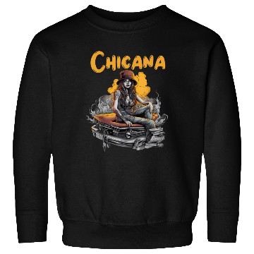 Discover Chicana Lowrider Clothes Mexican American Sweatshirts