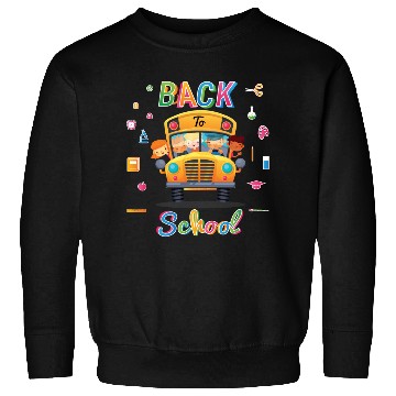 Discover Funny Back To School Welcome School Bus Driver 1st Sweatshirts