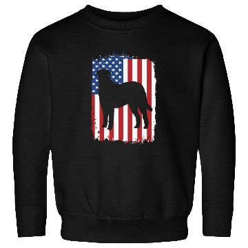 Discover American Flag Patriotic Irish Wolfhound Dog Sweatshirts