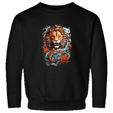 Discover Floral Lion Sweatshirts
