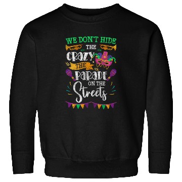 Discover Mardi Gras Music Louisiana Queen Sweatshirts
