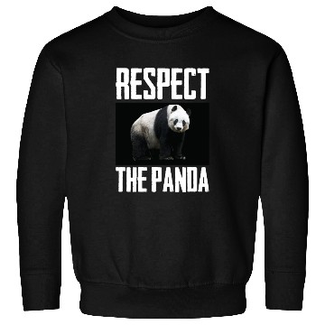 Discover Respect The Panda Photo Animal Lover Cute Panda Sweatshirts
