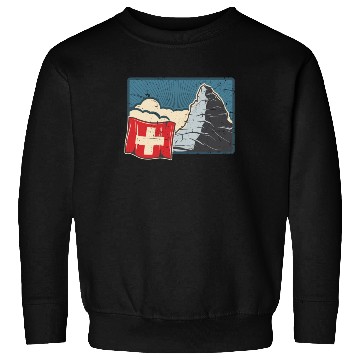 Discover Vacation Skiing, Hiking, Mountain Switzerland Sweatshirts