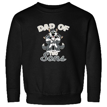 Discover Strong Wolf with Wolf Child for a Dad Sweatshirts