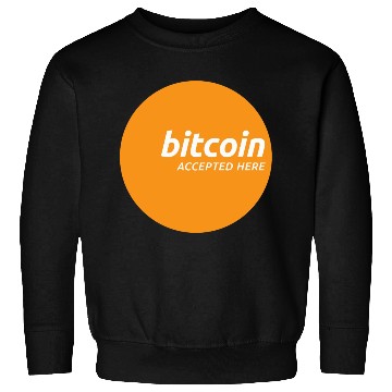 Discover Bitcoin Accepted Here Promo Sweatshirts