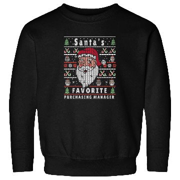 Discover Santas XMAS Ugly Christmas Purchasing-Manager Sweatshirts