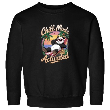 Discover Panda Beach Vacation Sweatshirts