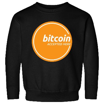 Discover Bitcoin Accepted Here Promo Sweatshirts
