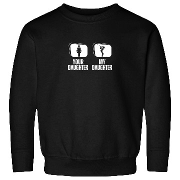 Discover Golfing Your Daughter My Daughter Proud Dad Mom Sweatshirts
